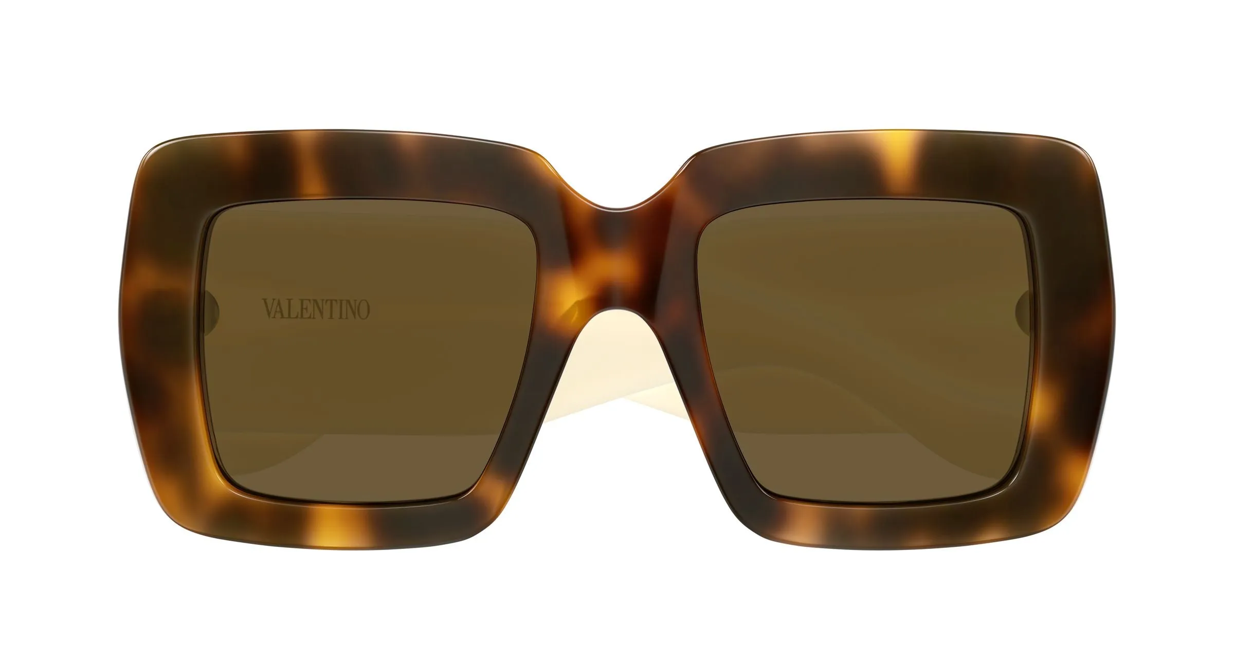 Valentino VG0056S 004 Occhiali da sole Acetato Havana Marrone Squadrata - immagine 2