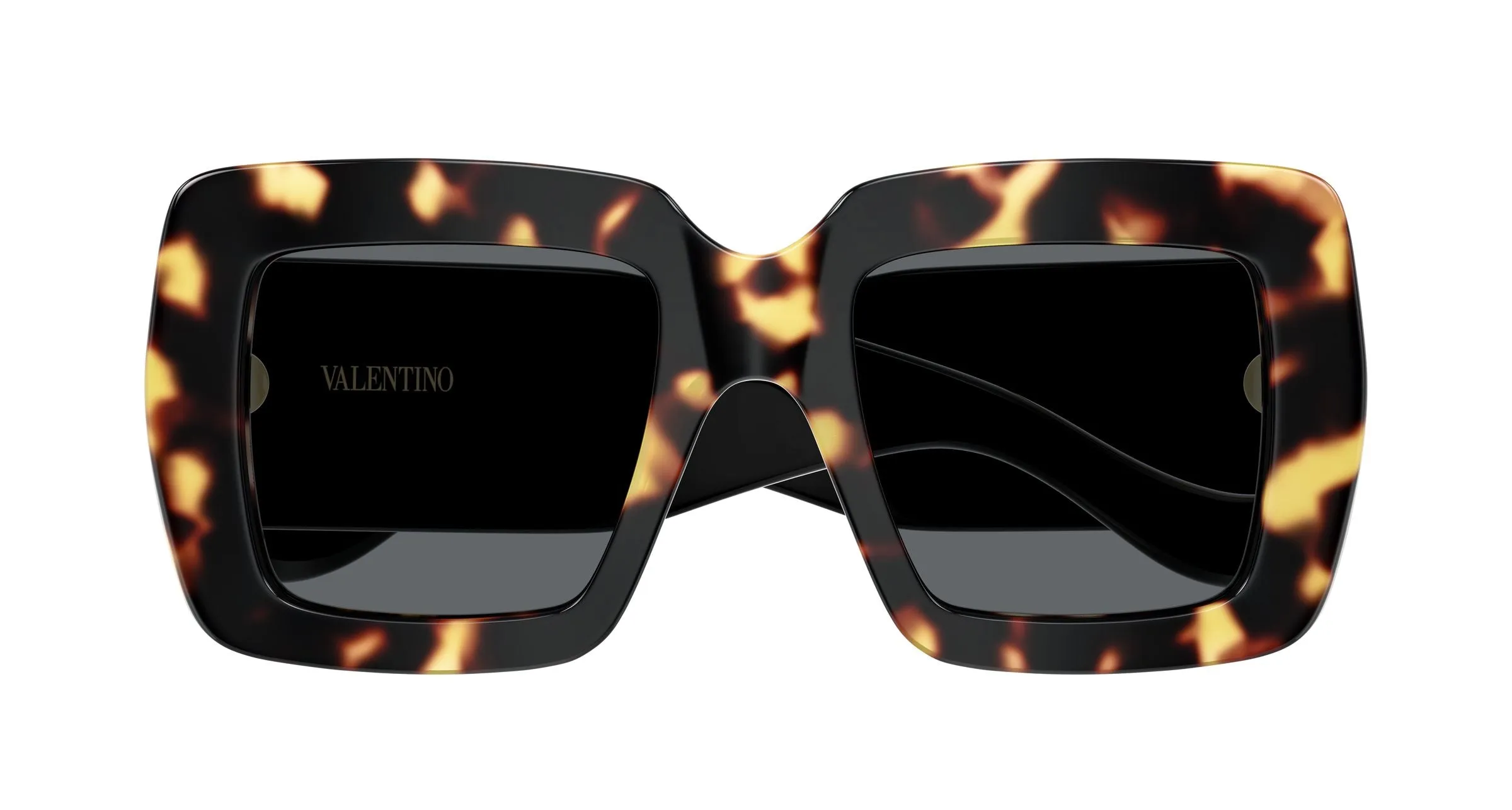 Valentino VG0056S 002 Occhiali da sole Acetato Havana Marrone Squadrata - immagine 2