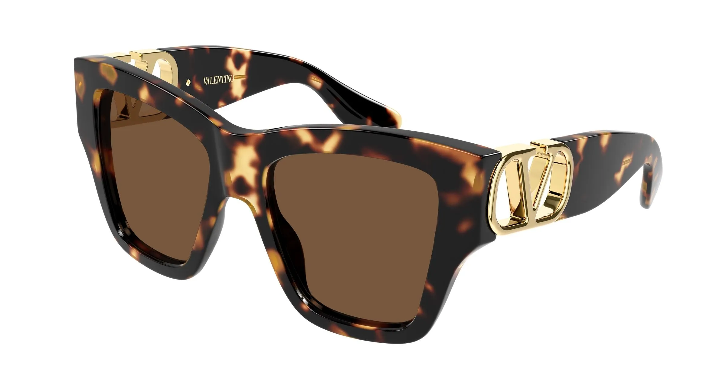 Valentino VG0052S 003 Occhiali da sole Acetato Havana Marrone Farfalla - immagine 1