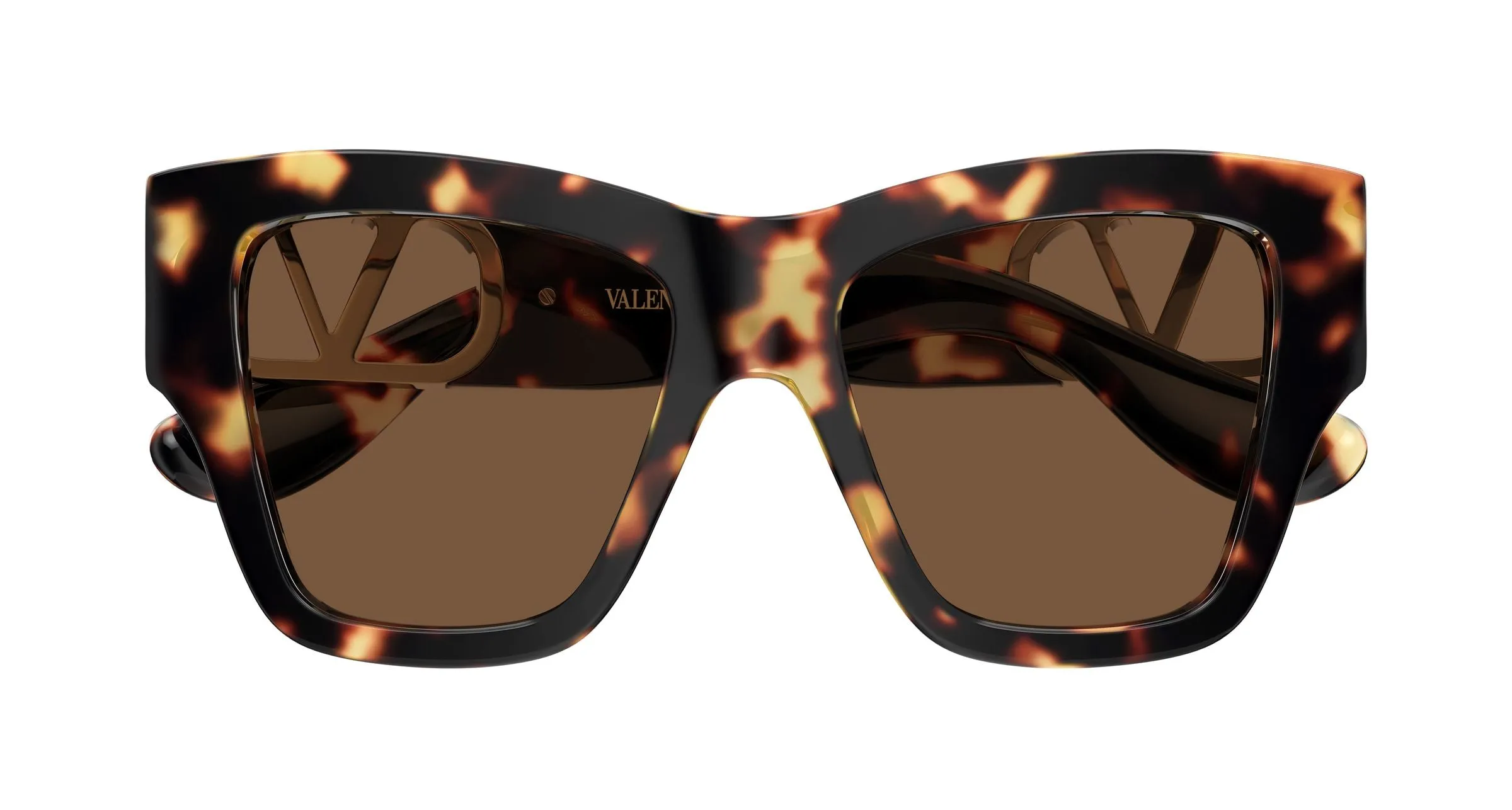 Valentino VG0052S 003 Occhiali da sole Acetato Havana Marrone Farfalla - immagine 2