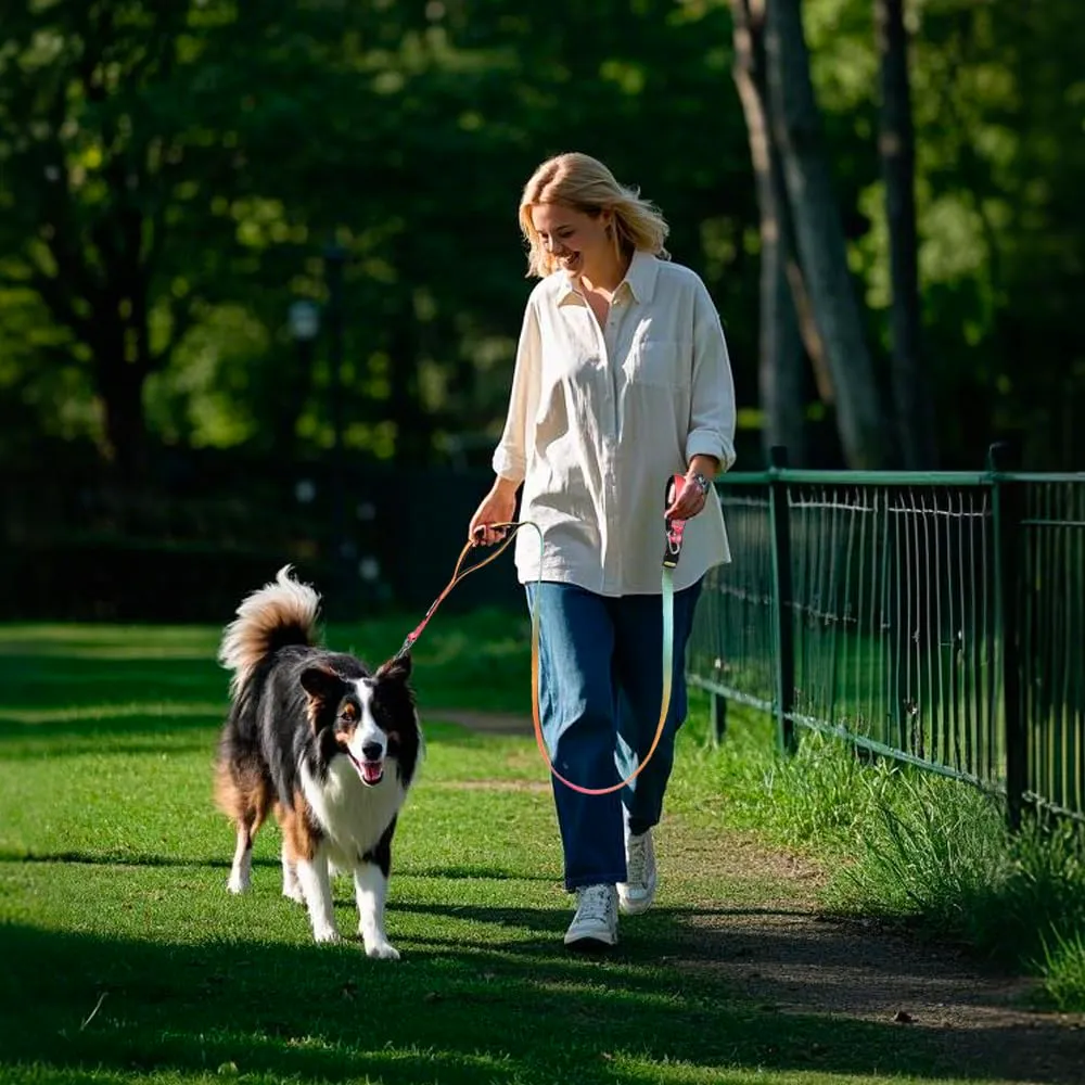 TSPRO Guinzaglio Cane Mani Libere Regolabile per Cani Medi e Grandi - immagine 6