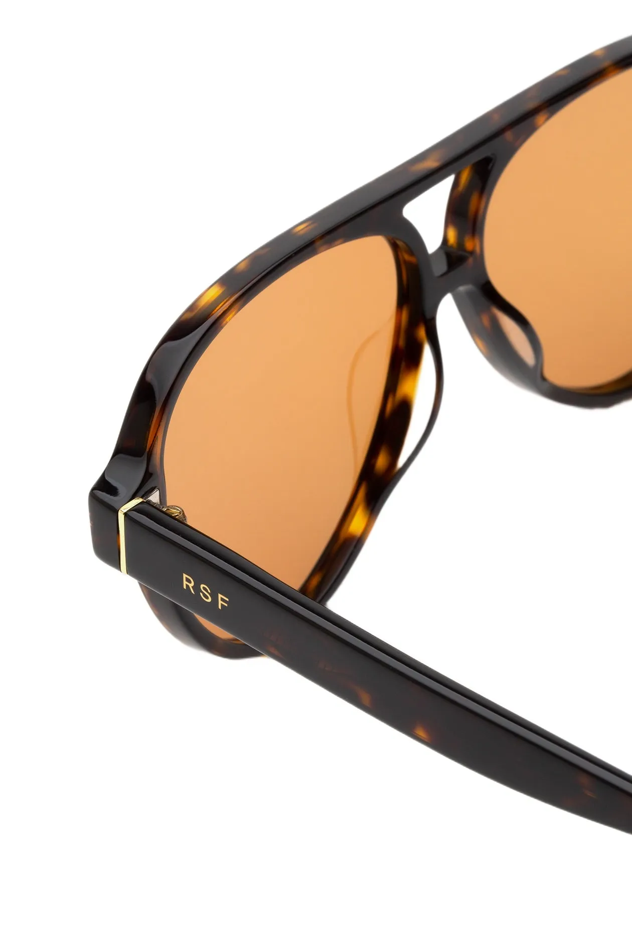 Retrosuperfuture G2V OMBRA 3627 REFINED Occhiali da sole Acetato Havana Marrone Pilot Normale - immagine 3