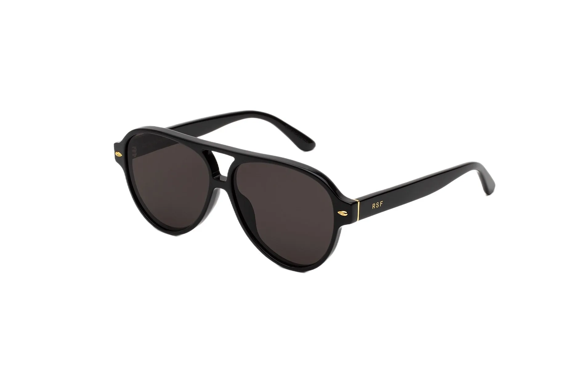 Retrosuperfuture EGS OMBRA BLACK Occhiali da sole Acetato Nero Nero Pilot Normale - immagine 1