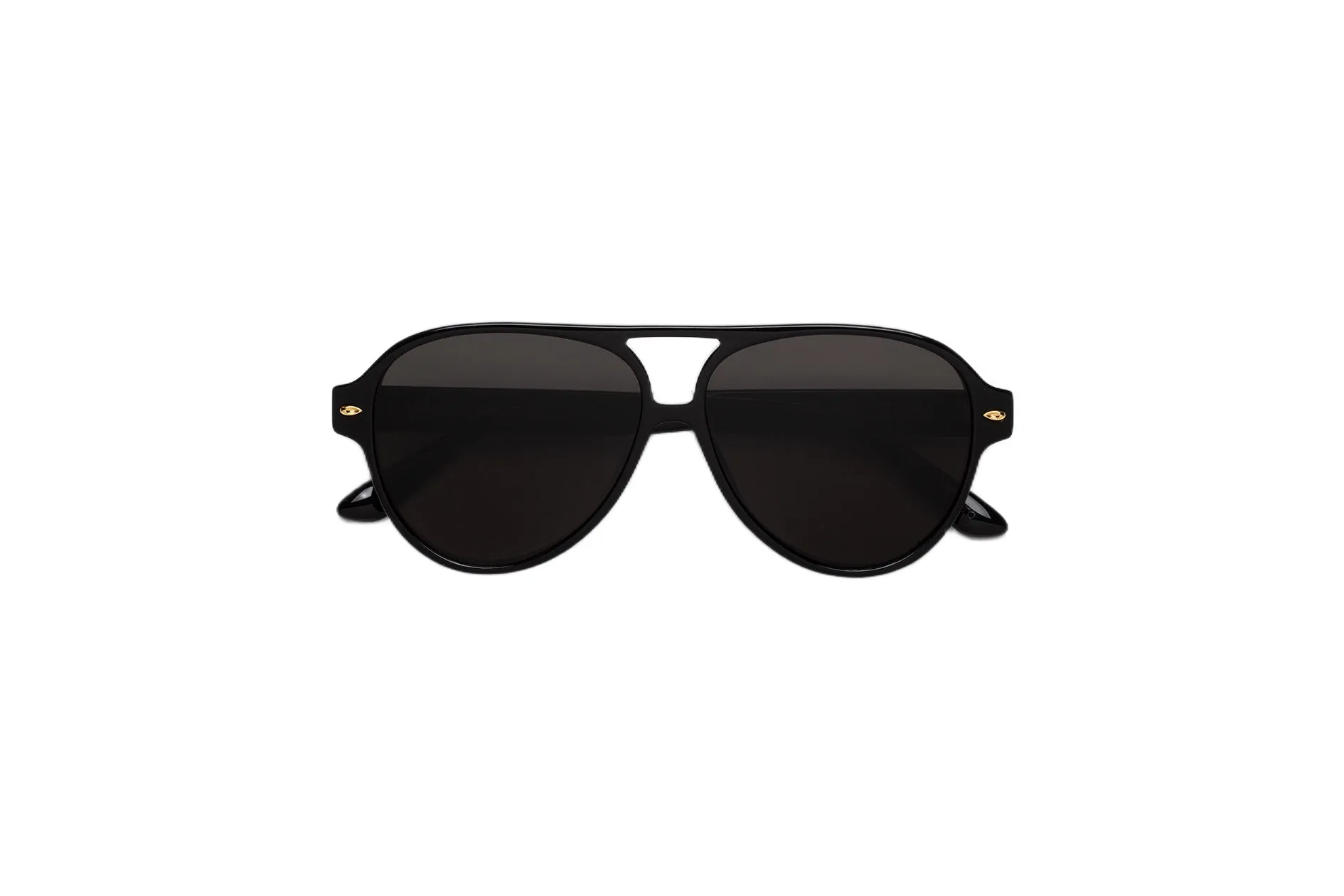 Retrosuperfuture EGS OMBRA BLACK Occhiali da sole Acetato Nero Nero Pilot Normale - immagine 2