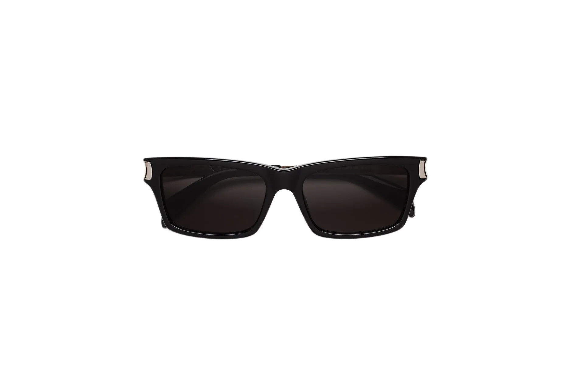 Retrosuperfuture ZAD RAIO BLACK & SILVER Occhiali da sole Acetato Nero Nero Squadrata Normale - immagine 2