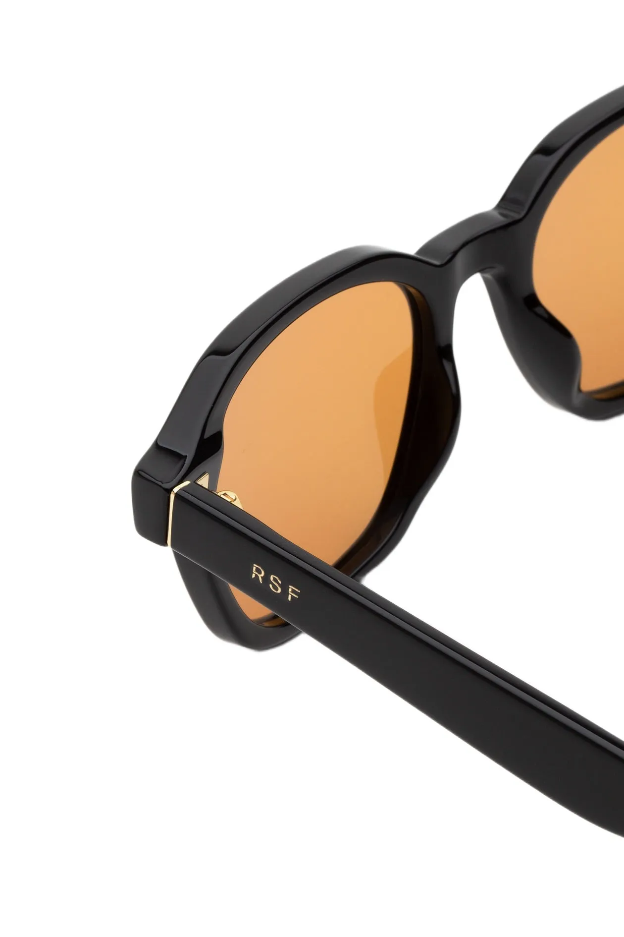 Retrosuperfuture ZX1 SEGNO REFINED Occhiali da sole Acetato Nero Marrone Squadrata - immagine 3
