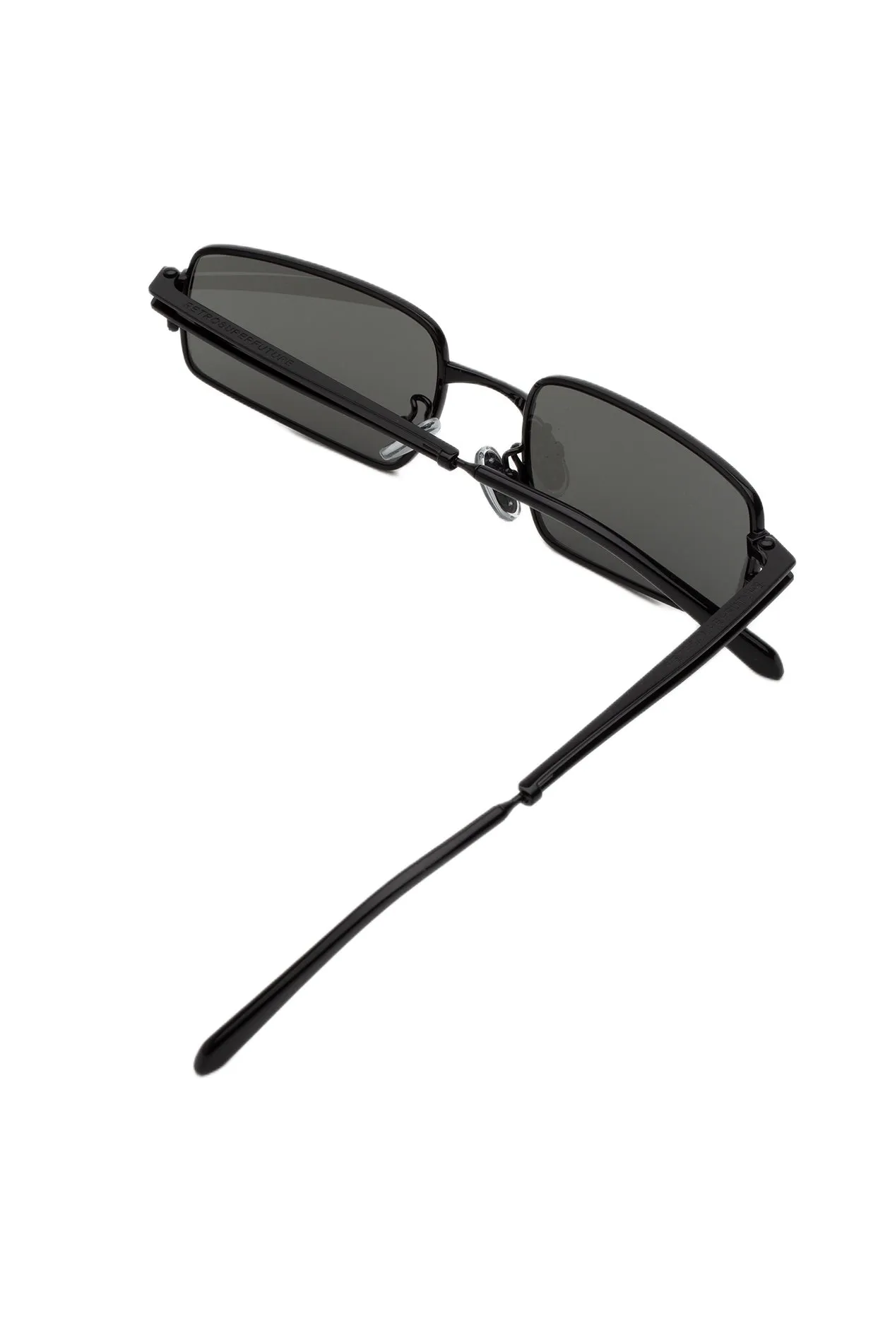 Retrosuperfuture 4GP SCHIZO BLACK Occhiali da sole Metallo Nero Nero Squadrata - immagine 4