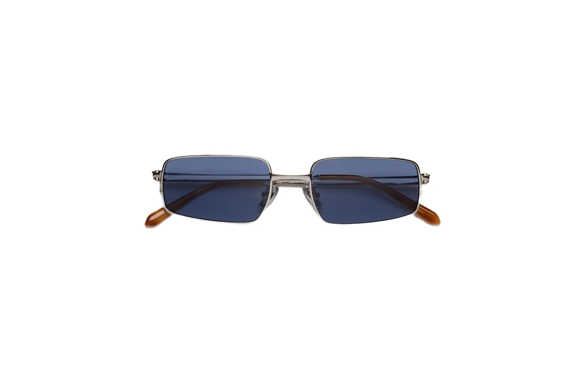 Retrosuperfuture RZ5 SCHIZO INDIGO Occhiali da sole Metallo Argento Blu Squadrata - immagine 2