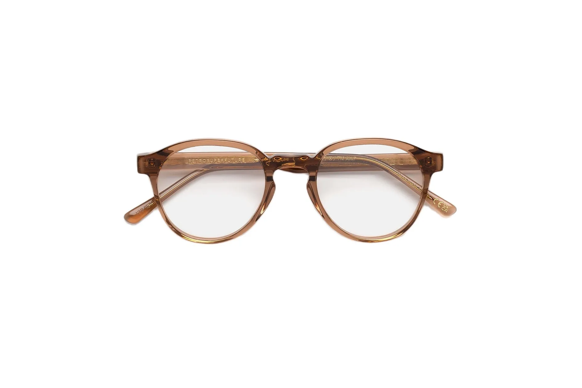 Retrosuperfuture I28 THE WARHOL OPTICAL COLA Montature da vista Acetato Marrone Rotonda - immagine 2