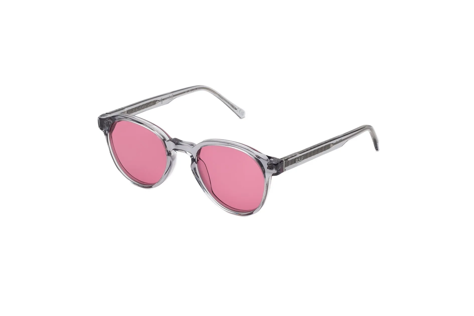 Retrosuperfuture ZPG THE WARHOL SILVER PINK Occhiali da sole Acetato Argento Rosa Rotonda - immagine 1