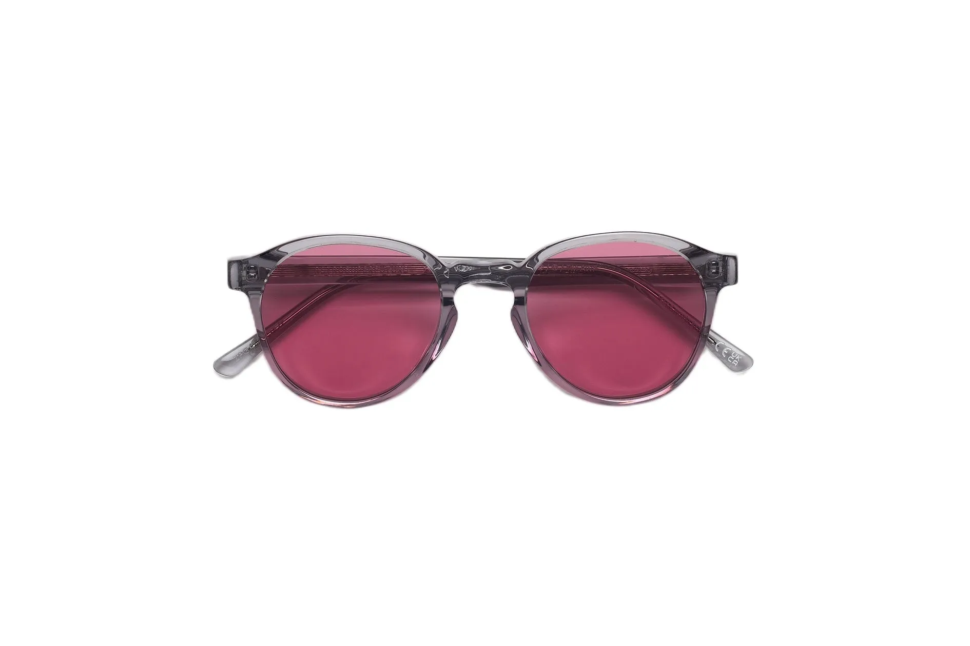 Retrosuperfuture ZPG THE WARHOL SILVER PINK Occhiali da sole Acetato Argento Rosa Rotonda - immagine 2