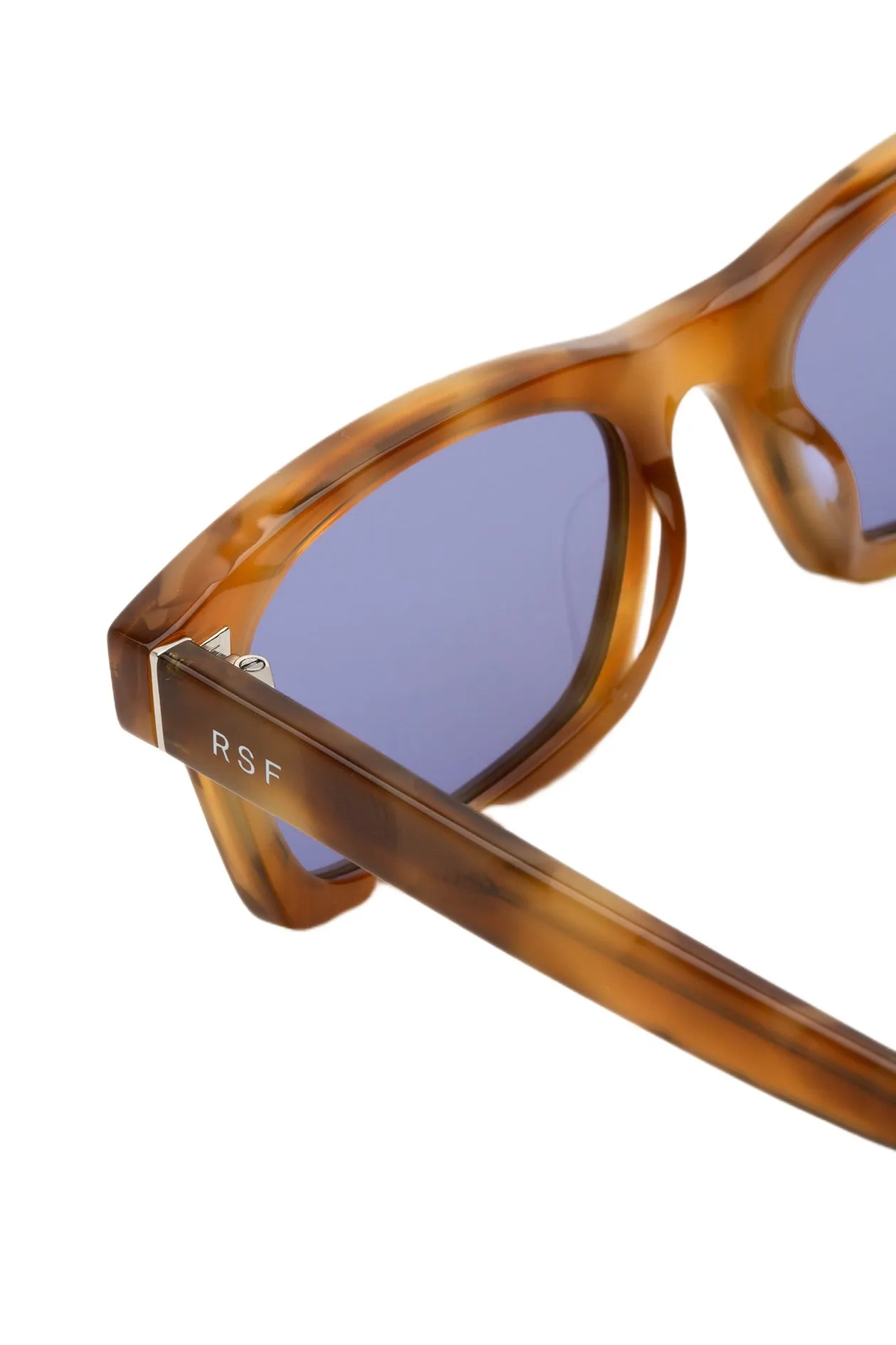 Retrosuperfuture 60Y TAYO TARTARUGA Occhiali da sole Acetato Havana Blu Squadrata - immagine 3