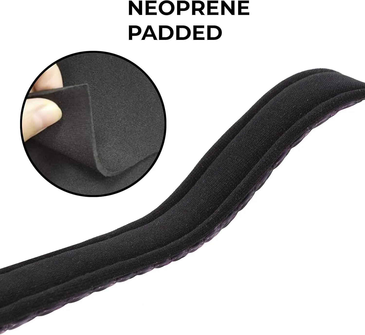 SUPER DOGGY Collare per Cani di Piccola, Media e Grande Taglia - Collari in Nylon Regolabile e Imbottito - Per Passeggiate, Allenamento e Corsa - Leggero per i Cuccioli (Camouflage, L (40-65cm)) - immagine 3