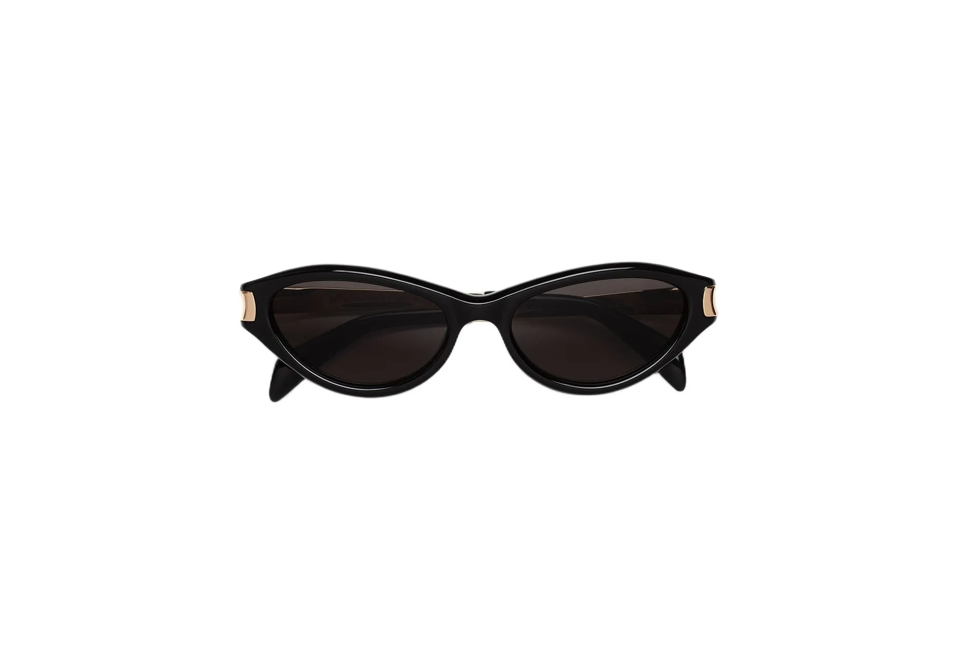 Retrosuperfuture AY4 SOLAZU BLACK & GOLD Occhiali da sole Acetato Nero Nero Cat Eye Normale - immagine 2