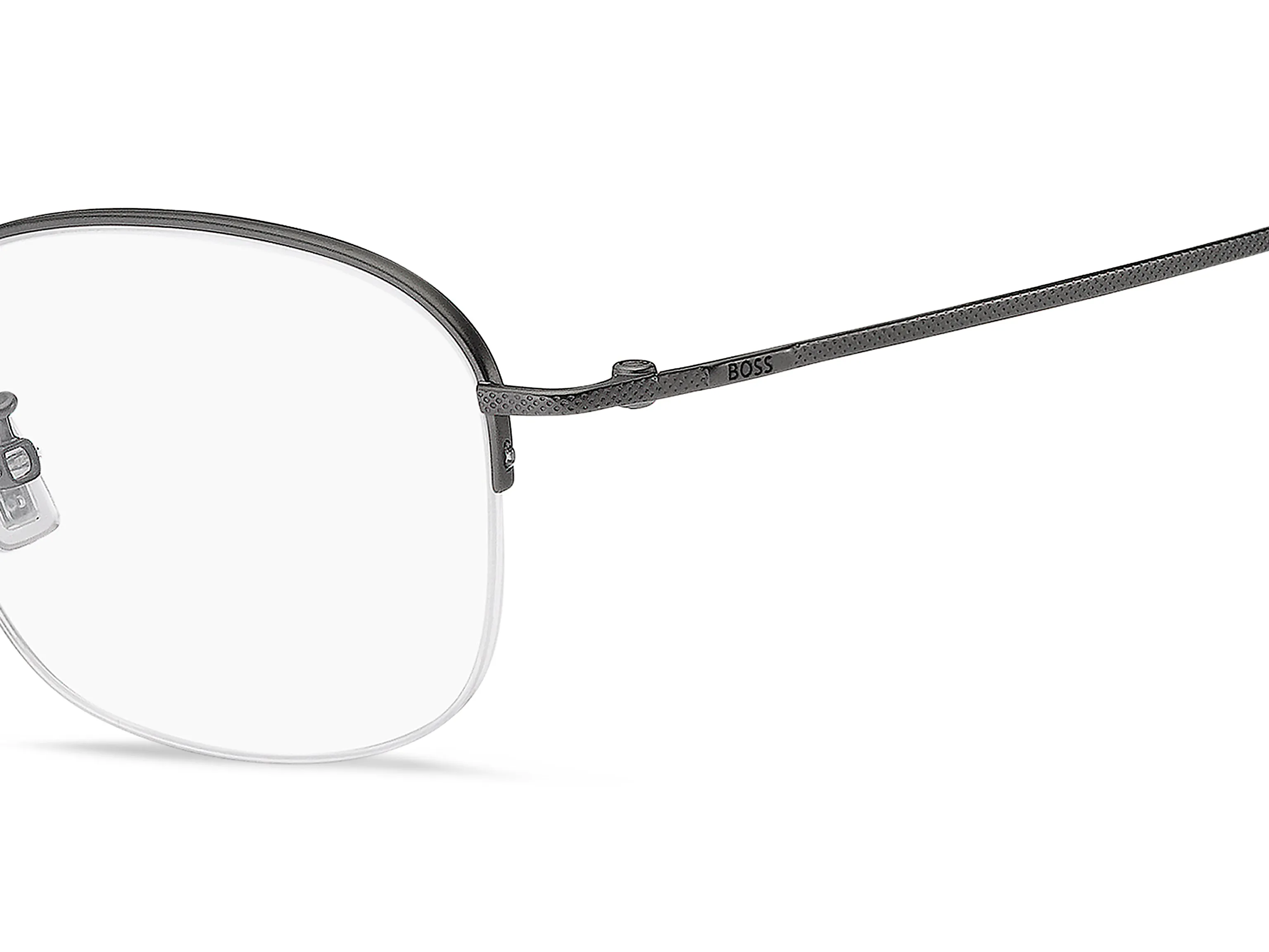 Hugo Boss BOSS 2033/F R80 Montature da vista Titanio Rutenio Squadrata Normale - immagine 3