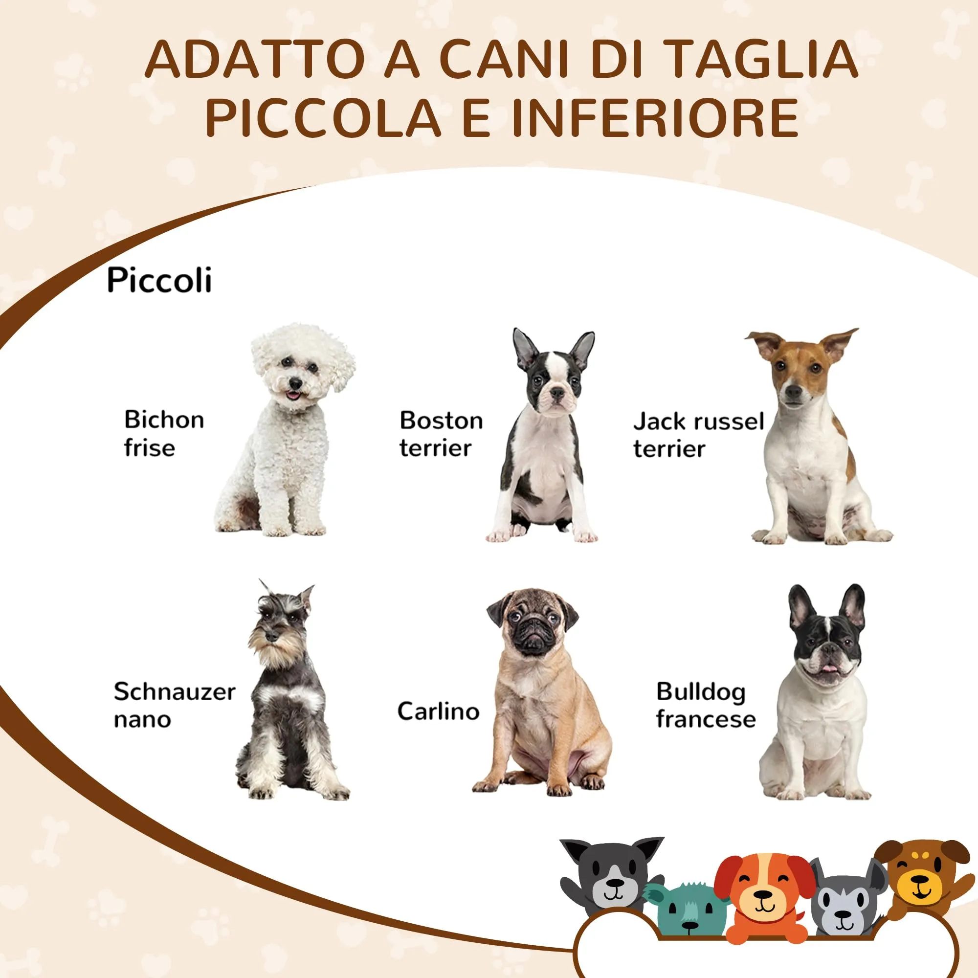 PawHut Cuccia per Cani da Interno Casetta per Gatti in Legno, Color Rovere - immagine 6