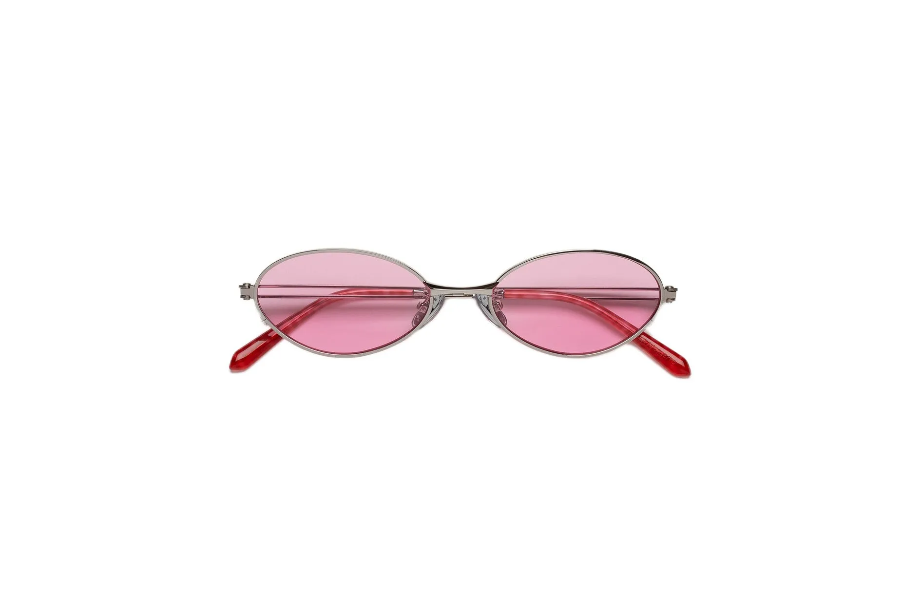 Retrosuperfuture 17P LUNO PINK Occhiali da sole Metallo Argento Rosa Geometrica Normale - immagine 2