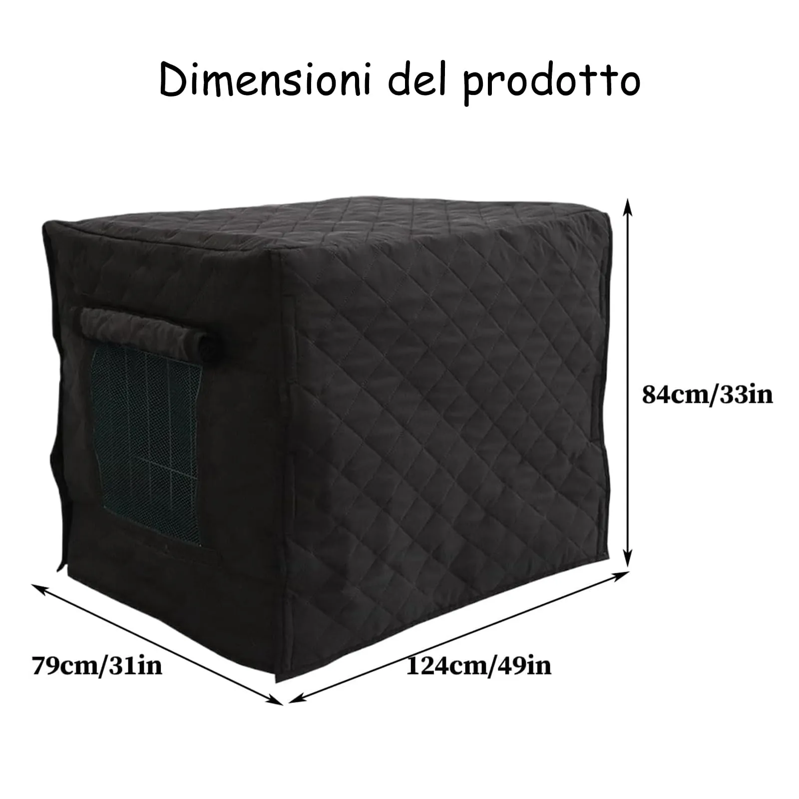 Generico Coperture Per Cucce E Gabbie Per Cani | Isolata Termicamente E Ventilata Con La Privacy,Copertura Impermeabile Per Gabbia,Per L Inverno All Aperto Il Patio Il Campeggio La Casa E Cucciolo - immagine 4