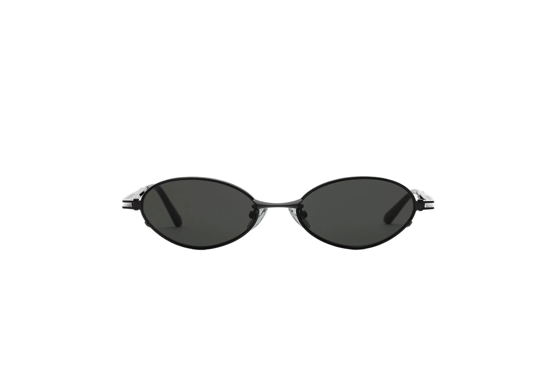 Retrosuperfuture 2BN LUNO BLACK Occhiali da sole Metallo Nero Nero Geometrica Normale - immagine 3