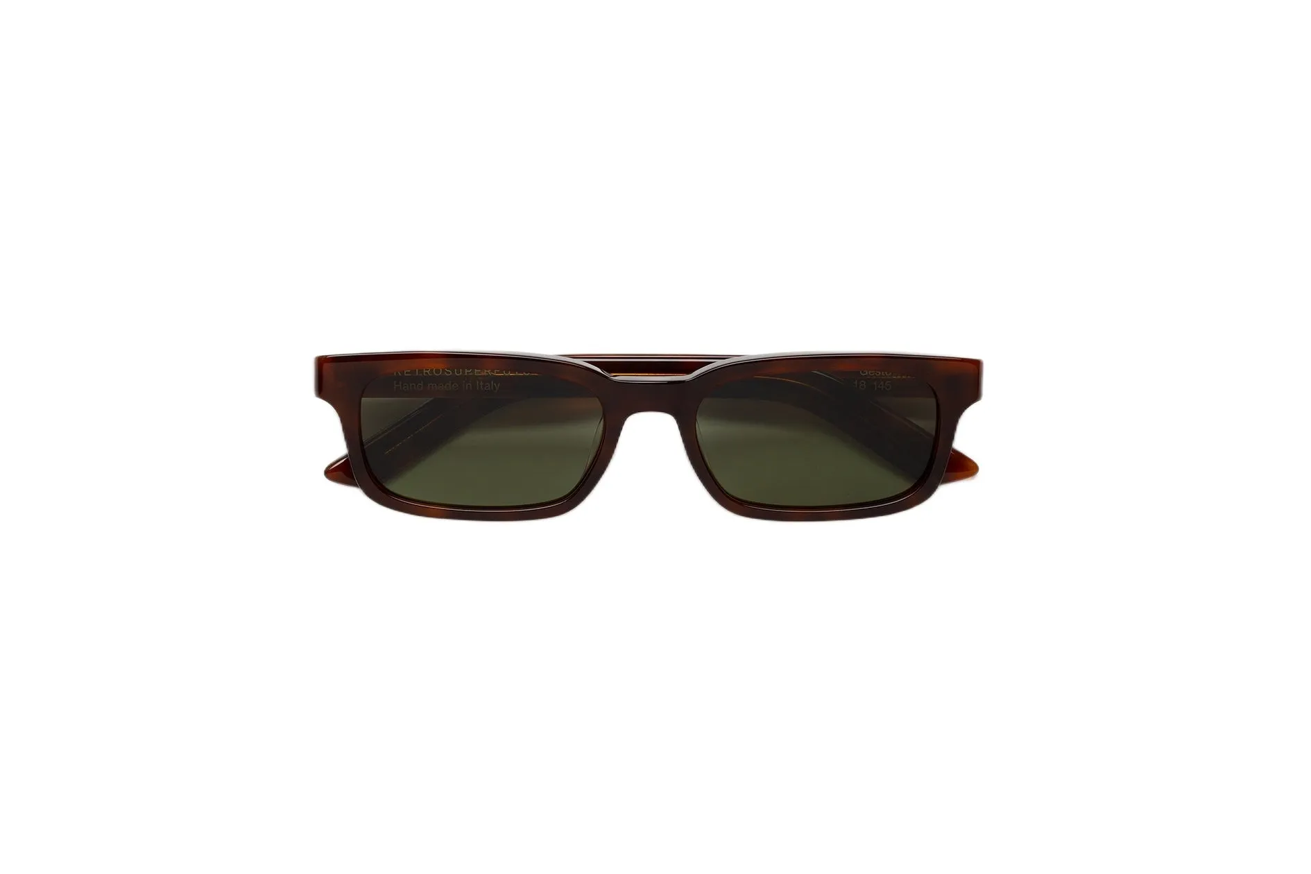 Retrosuperfuture PE7 GESTO HAVANA DIVERSA GREEN Occhiali da sole Acetato Havana Verde Squadrata Normale - immagine 2