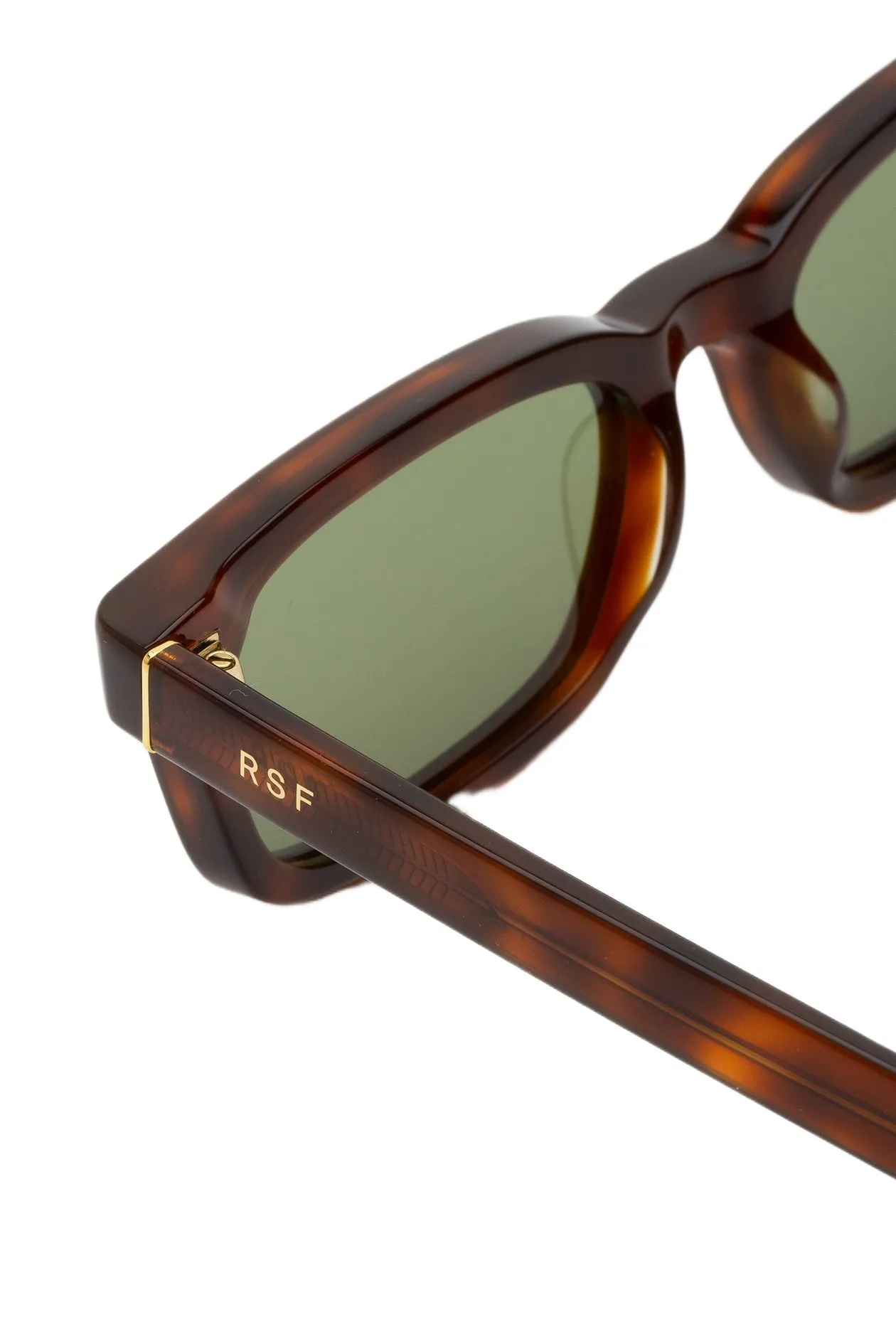 Retrosuperfuture PE7 GESTO HAVANA DIVERSA GREEN Occhiali da sole Acetato Havana Verde Squadrata Normale - immagine 3