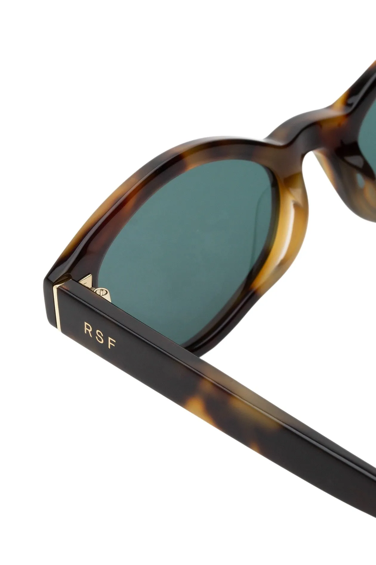 Retrosuperfuture 0EX ECHO MACULATO Occhiali da sole Acetato Havana Verde Geometrica Normale - immagine 3