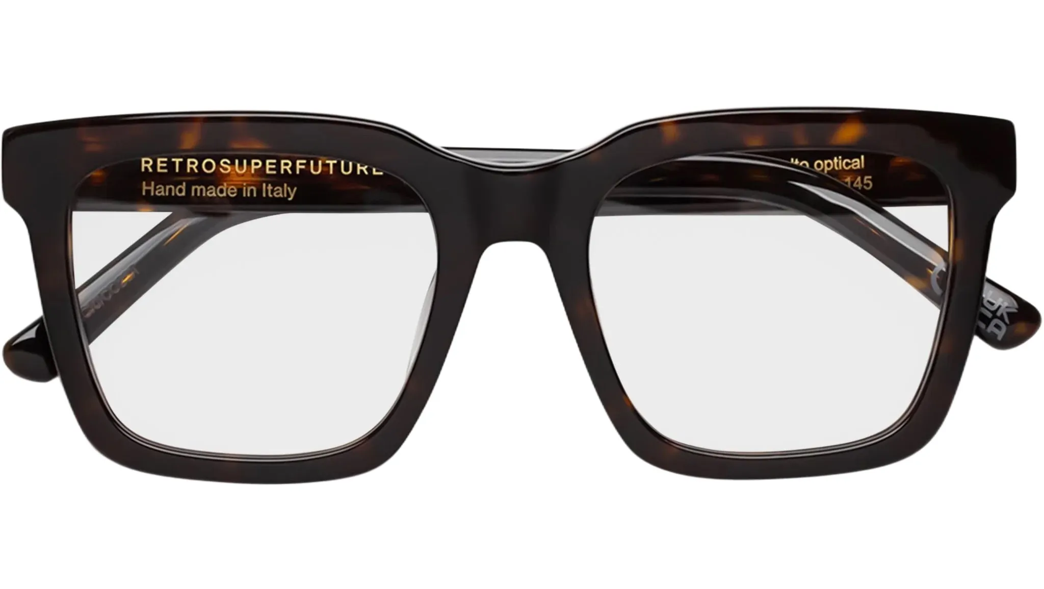 Retrosuperfuture EOB AALTO OPTICAL 3627 Montature da vista Acetato Havana Squadrata - immagine 2