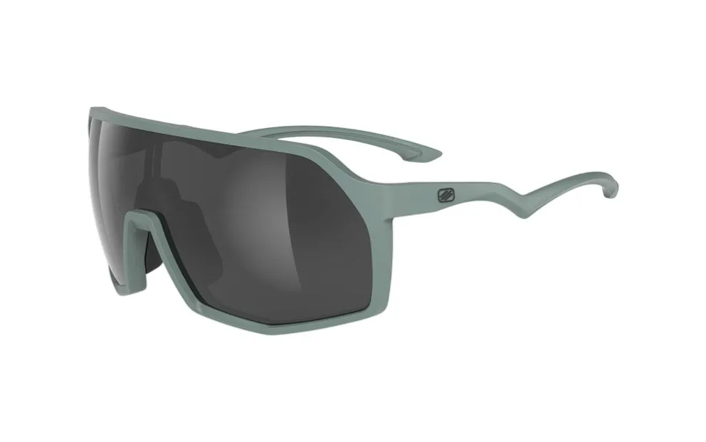 RUDY PROJECT THUNDER GREEN SAGE MATTE - SMOKE BLACK Occhiali da sole Plastica Verde Nero Maschera - immagine 1