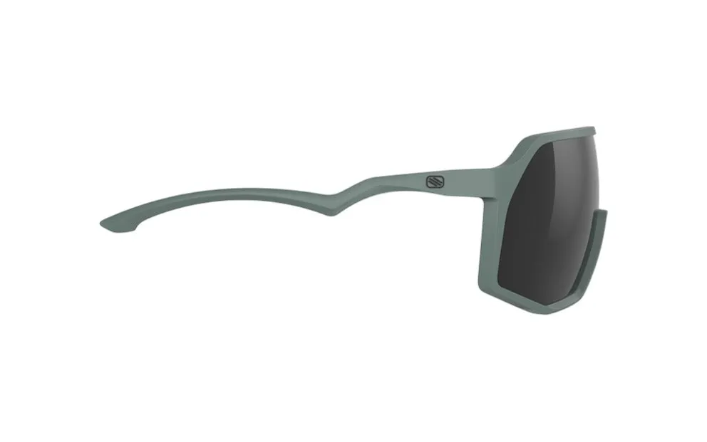 RUDY PROJECT THUNDER GREEN SAGE MATTE - SMOKE BLACK Occhiali da sole Plastica Verde Nero Maschera - immagine 4