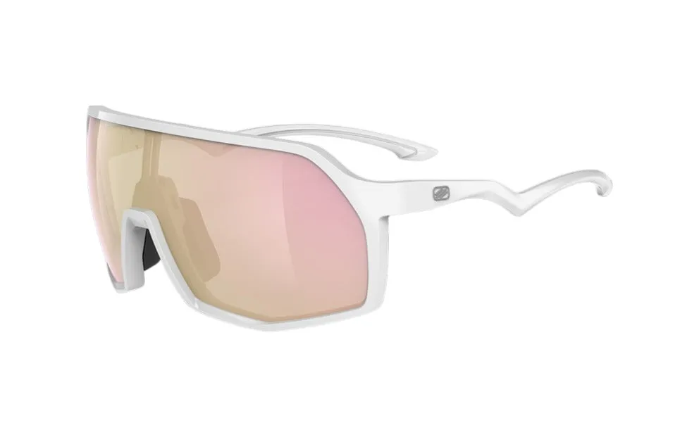 RUDY PROJECT THUNDER WHITE GLOSS - MULTILASER ROSE GOLD Occhiali da sole Plastica Bianco Rosa Maschera - immagine 1