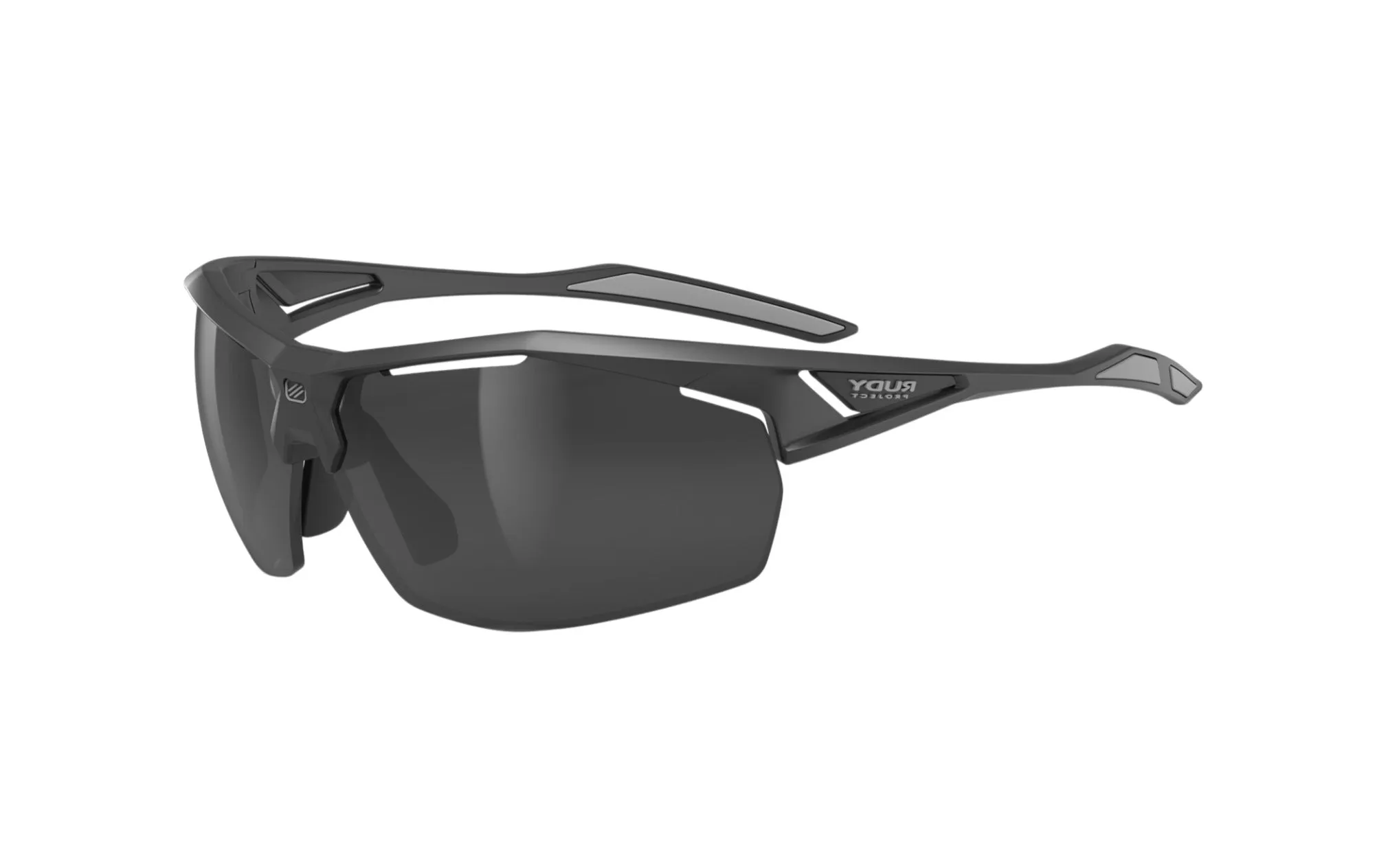 RUDY PROJECT SYDUS BLACK MATTE - SMOKE BLACK Occhiali da sole Bio Poliammide Nero Nero Maschera - immagine 1