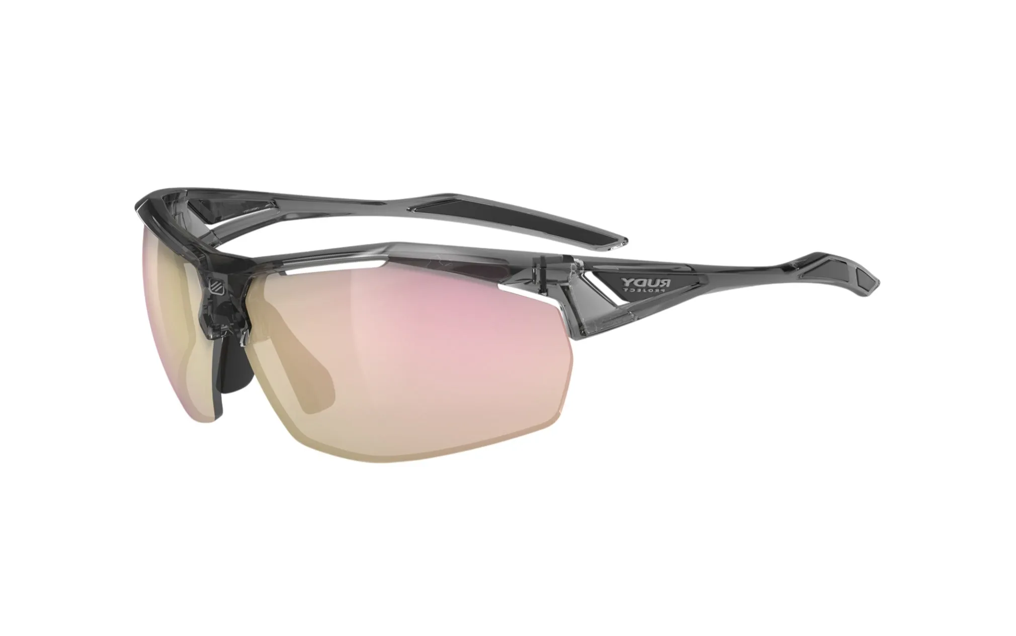 RUDY PROJECT SYDUS CRYSTAL ASH - MULTILASER ROSE GOLD Occhiali da sole Bio Poliammide Grigio Rosa Maschera - immagine 1
