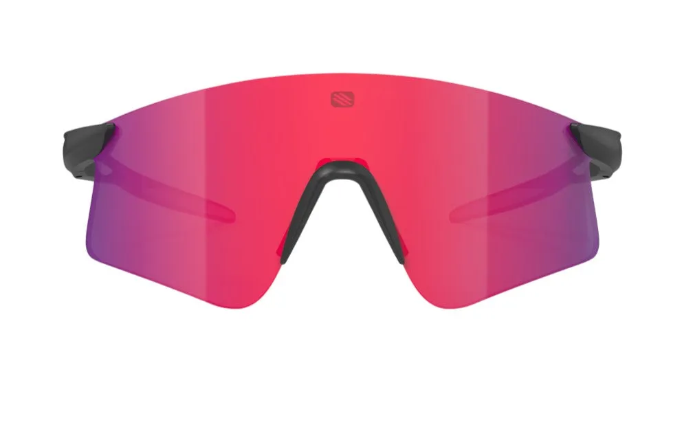 RUDY PROJECT ASTRAL X BLACK MATTE - MULTILASER RED Occhiali da sole Bio Poliammide Nero Rosso Maschera - immagine 2