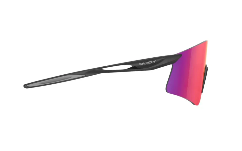 RUDY PROJECT ASTRAL X BLACK MATTE - MULTILASER RED Occhiali da sole Bio Poliammide Nero Rosso Maschera - immagine 4