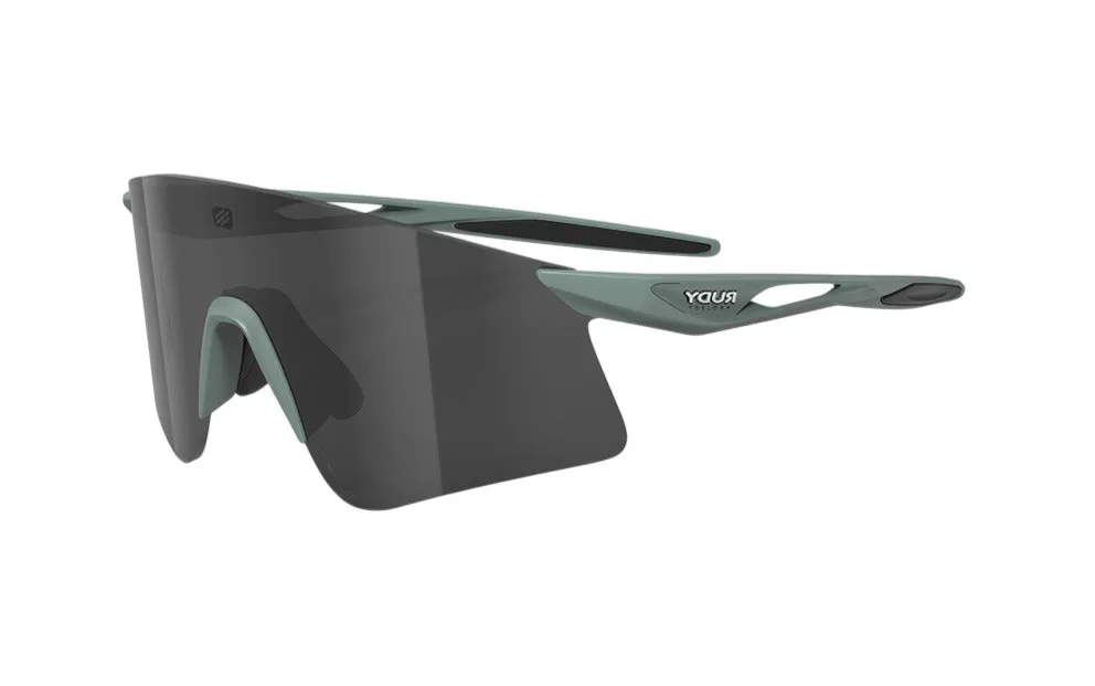 RUDY PROJECT ASTRAL X GREEN SAGE MATTE - SMOKE BLACK Occhiali da sole Bio Poliammide Verde Nero Maschera - immagine 1