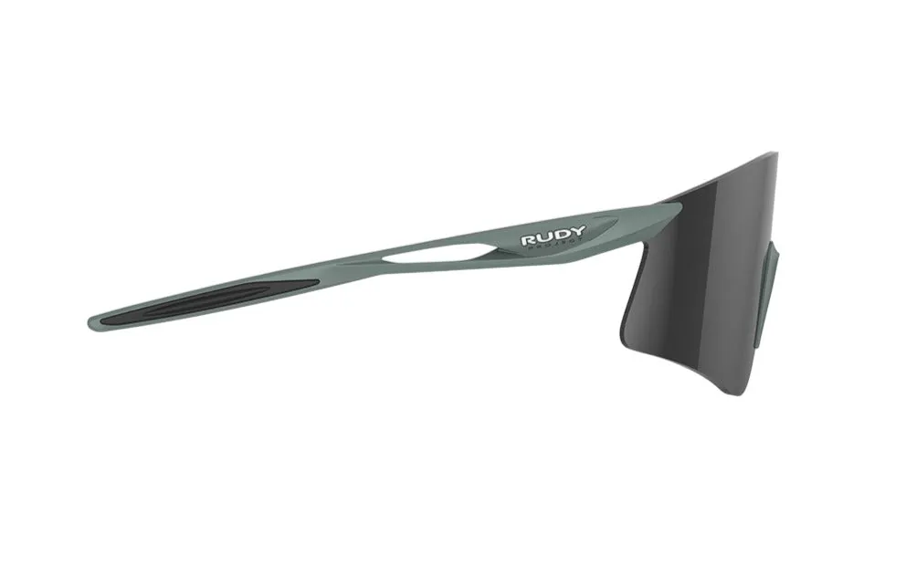 RUDY PROJECT ASTRAL X GREEN SAGE MATTE - SMOKE BLACK Occhiali da sole Bio Poliammide Verde Nero Maschera - immagine 4