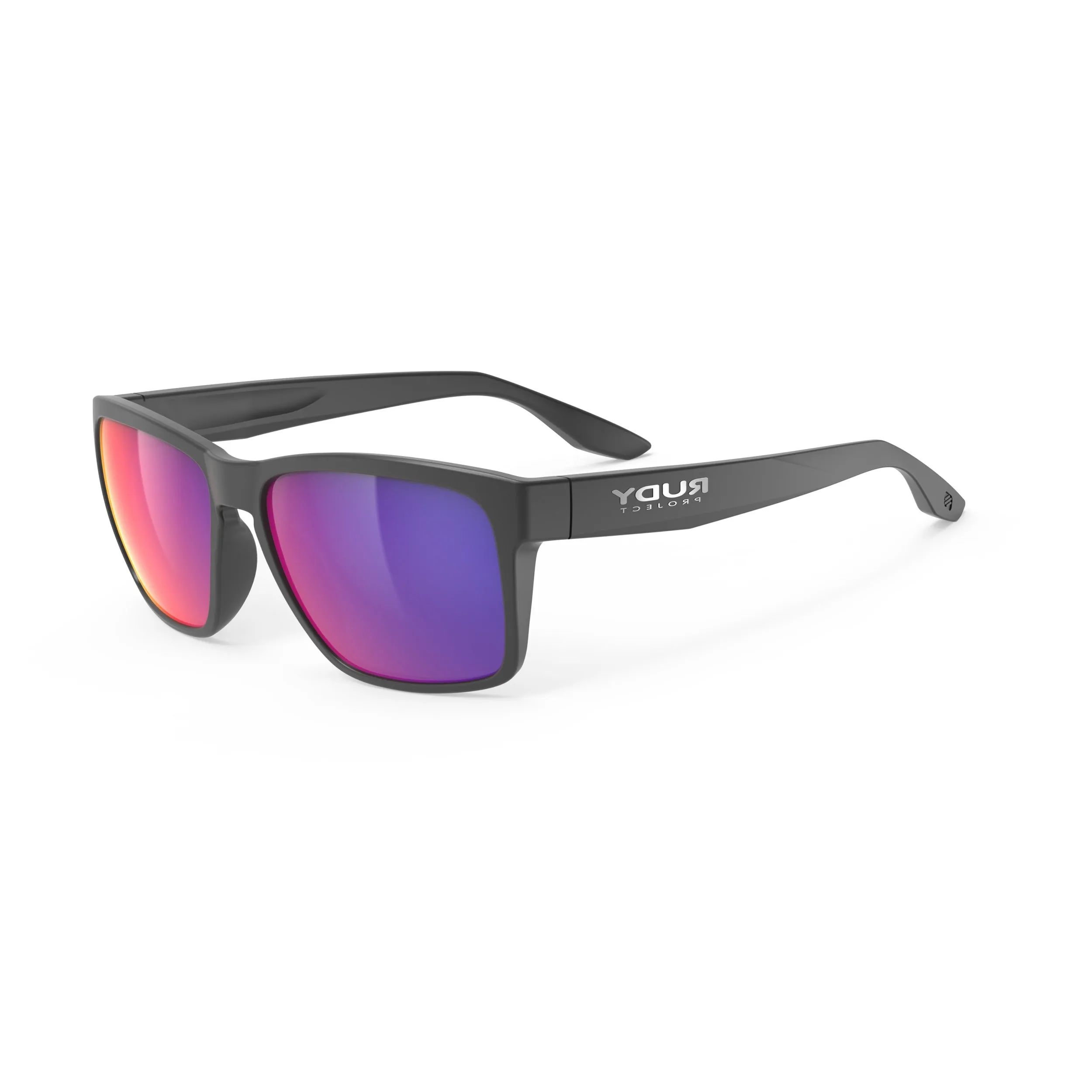 RUDY PROJECT SPINHAWK EDGE BLACK MATTE - POLAR 3FX HDR MLS RED Occhiali da sole Bio Poliammide Nero Rosso Maschera Polarizzata - immagine 1