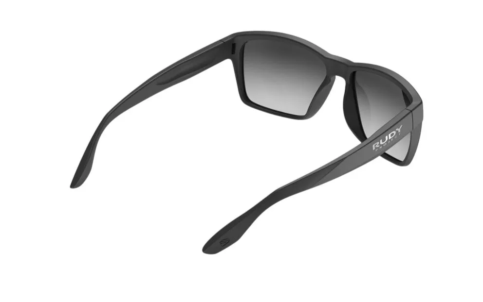 RUDY PROJECT SPINHAWK EDGE BLACK MATTE - SMOKE BLACK DEG. Occhiali da sole Bio Poliammide Nero Nero Maschera - immagine 3