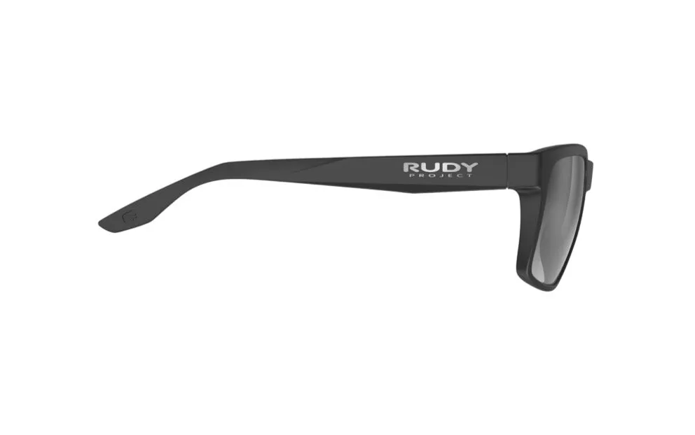 RUDY PROJECT SPINHAWK EDGE BLACK MATTE - SMOKE BLACK DEG. Occhiali da sole Bio Poliammide Nero Nero Maschera - immagine 4