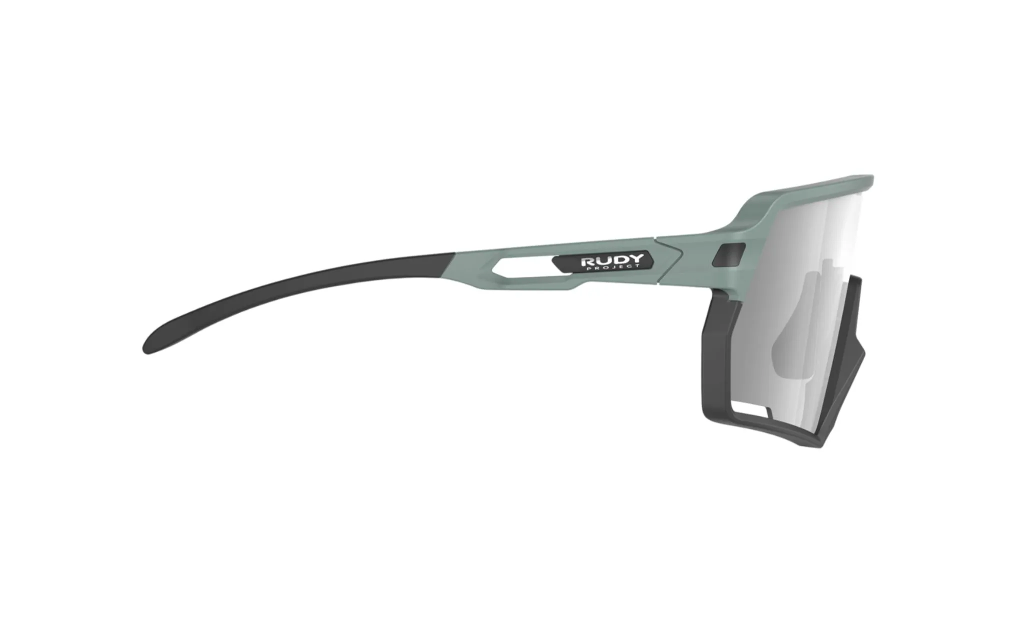 RUDY PROJECT KELION GREEN SAGE MATTE - ImpactX 2 LASER BLACK Occhiali da sole Bio Poliammide Verde Nero Maschera Fotocromatiche - immagine 4