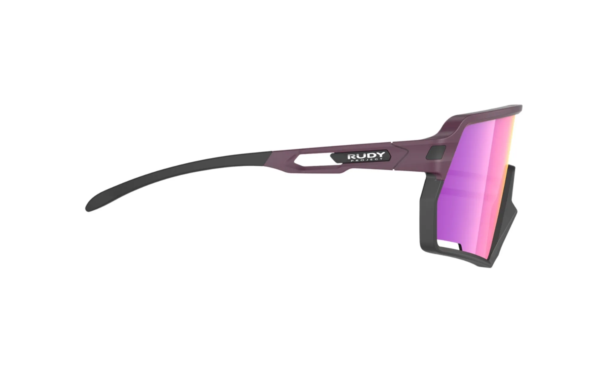 RUDY PROJECT KELION CABERNET MATTE - MULTILASER SUNSET Occhiali da sole Bio Poliammide Viola Viola Maschera - immagine 4