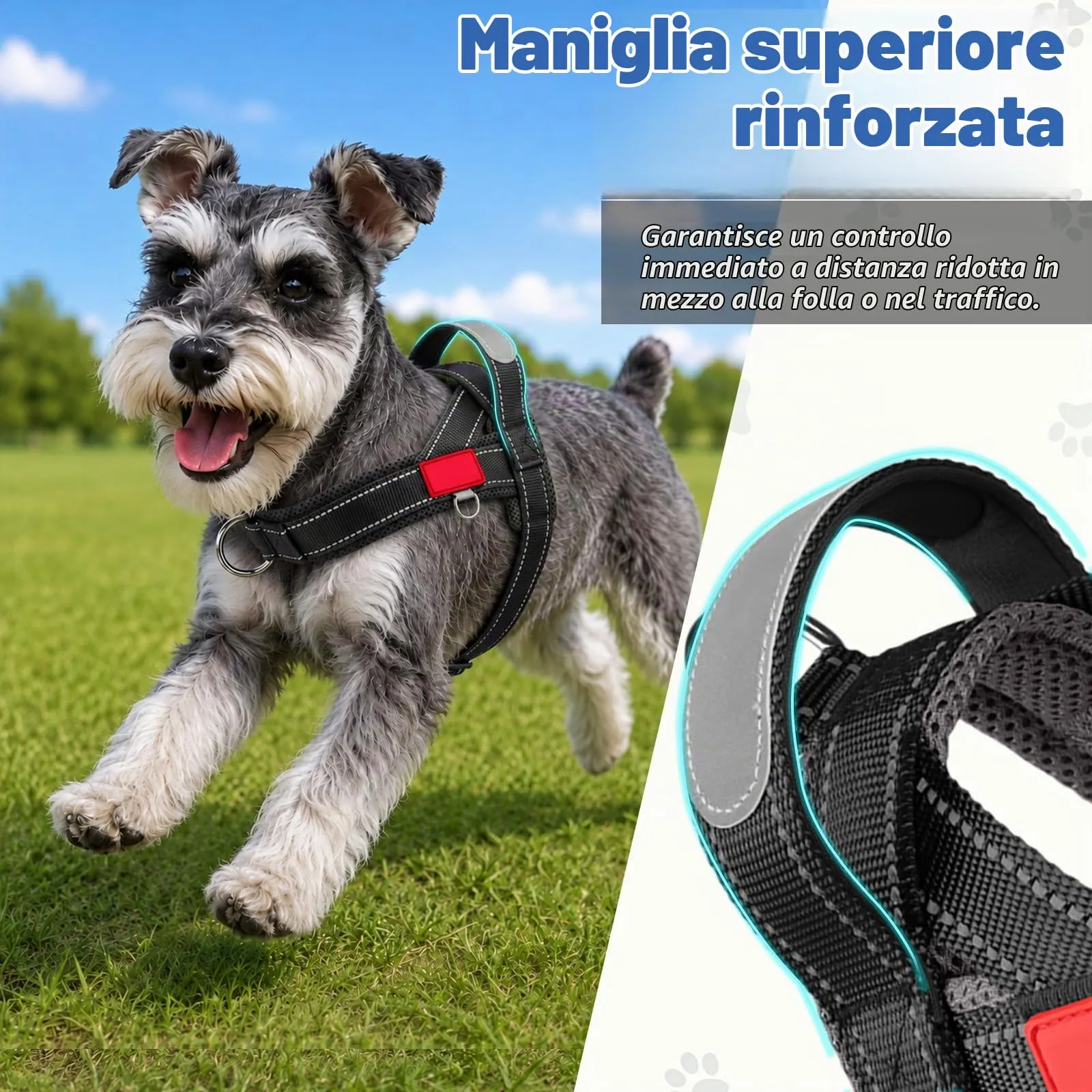 Pettorina Anti-Tiro Regolabile per Cani - immagine 5