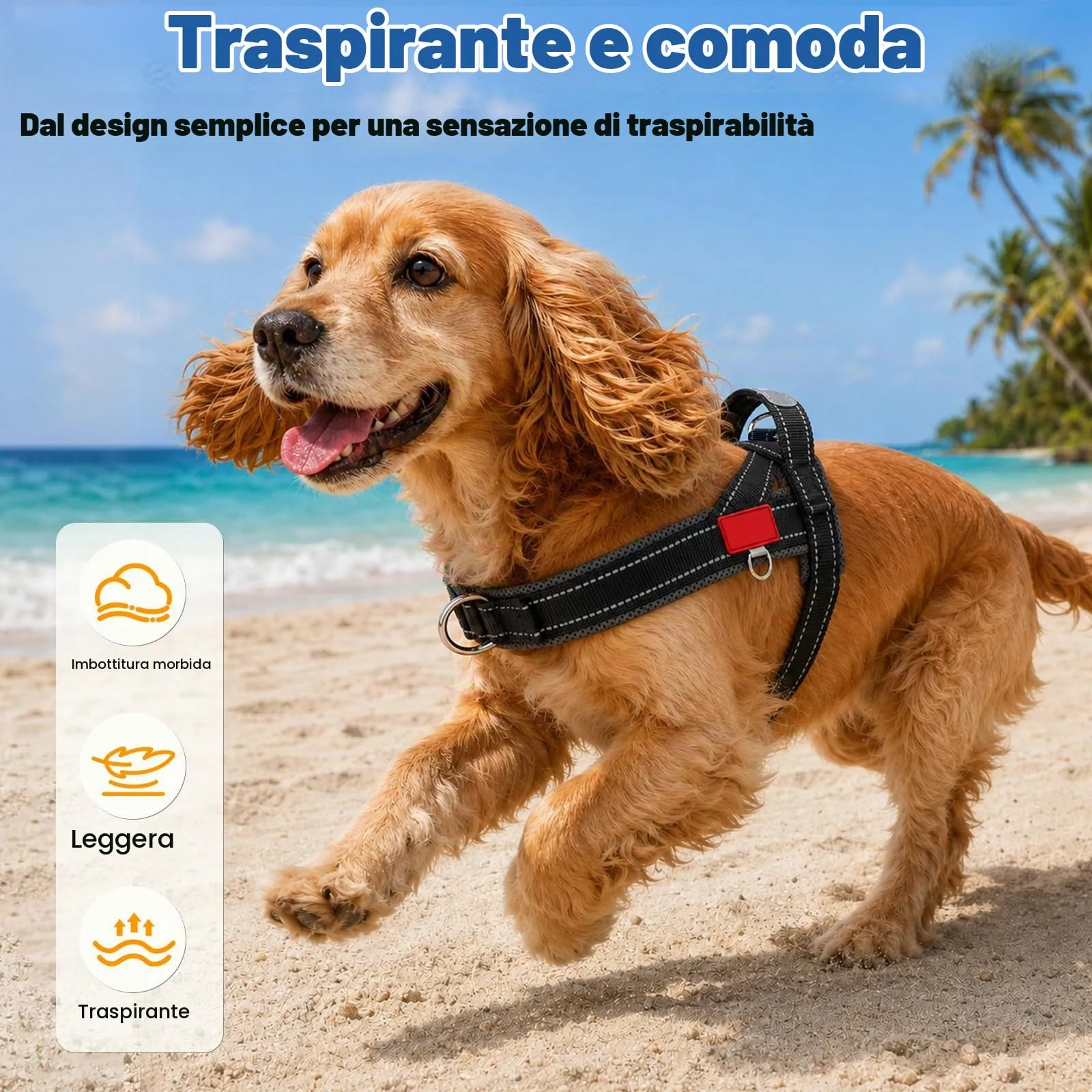 Pettorina Anti-Tiro Regolabile per Cani - immagine 6