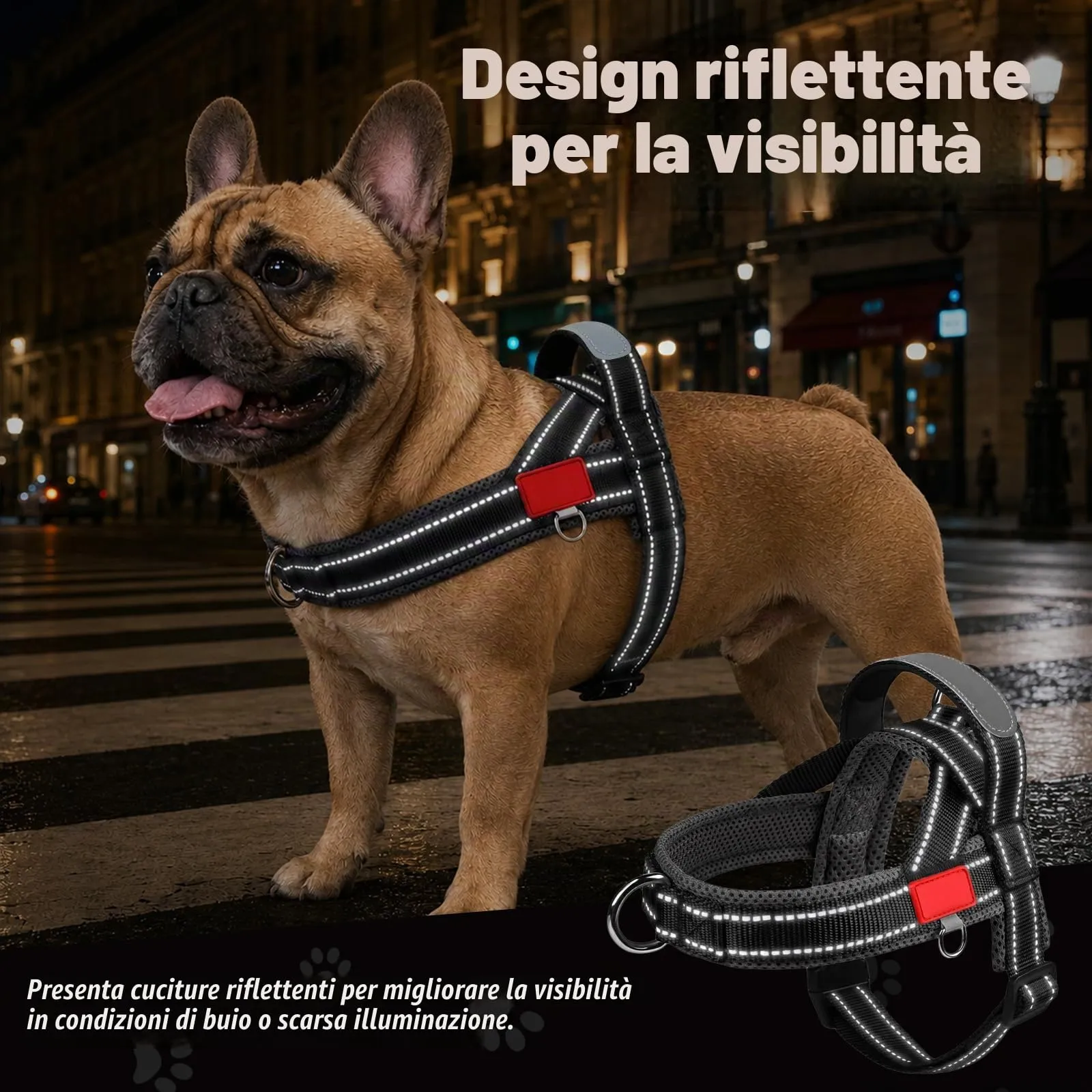 Pettorina Anti-Tiro Regolabile per Cani - immagine 8