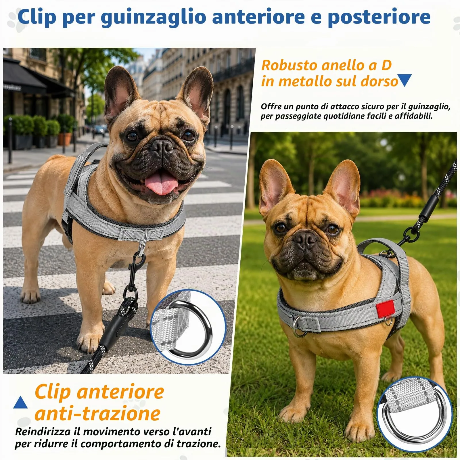 Pettorina Anti-Tiro Regolabile per Cani - immagine 4