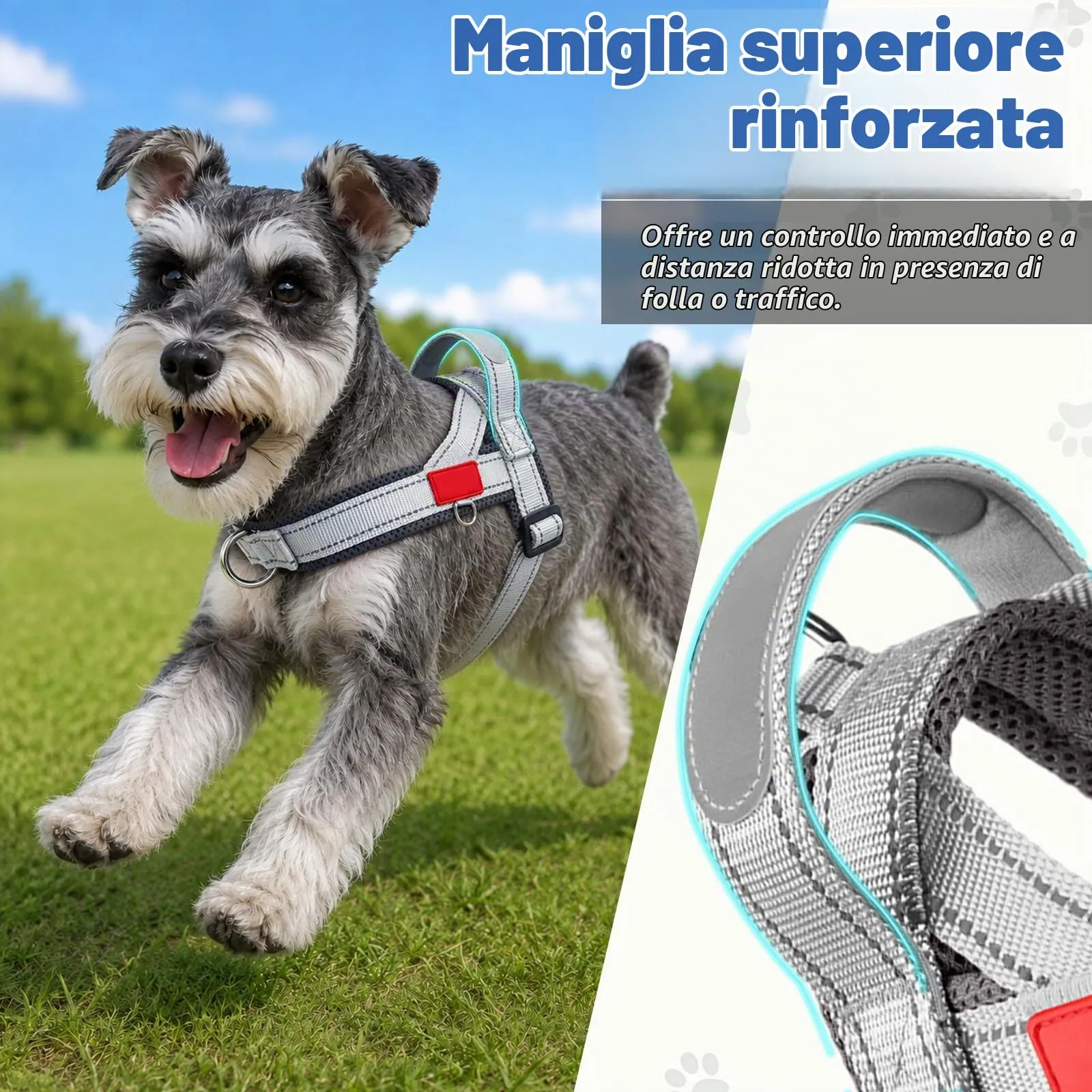 Pettorina Anti-Tiro Regolabile per Cani - immagine 5