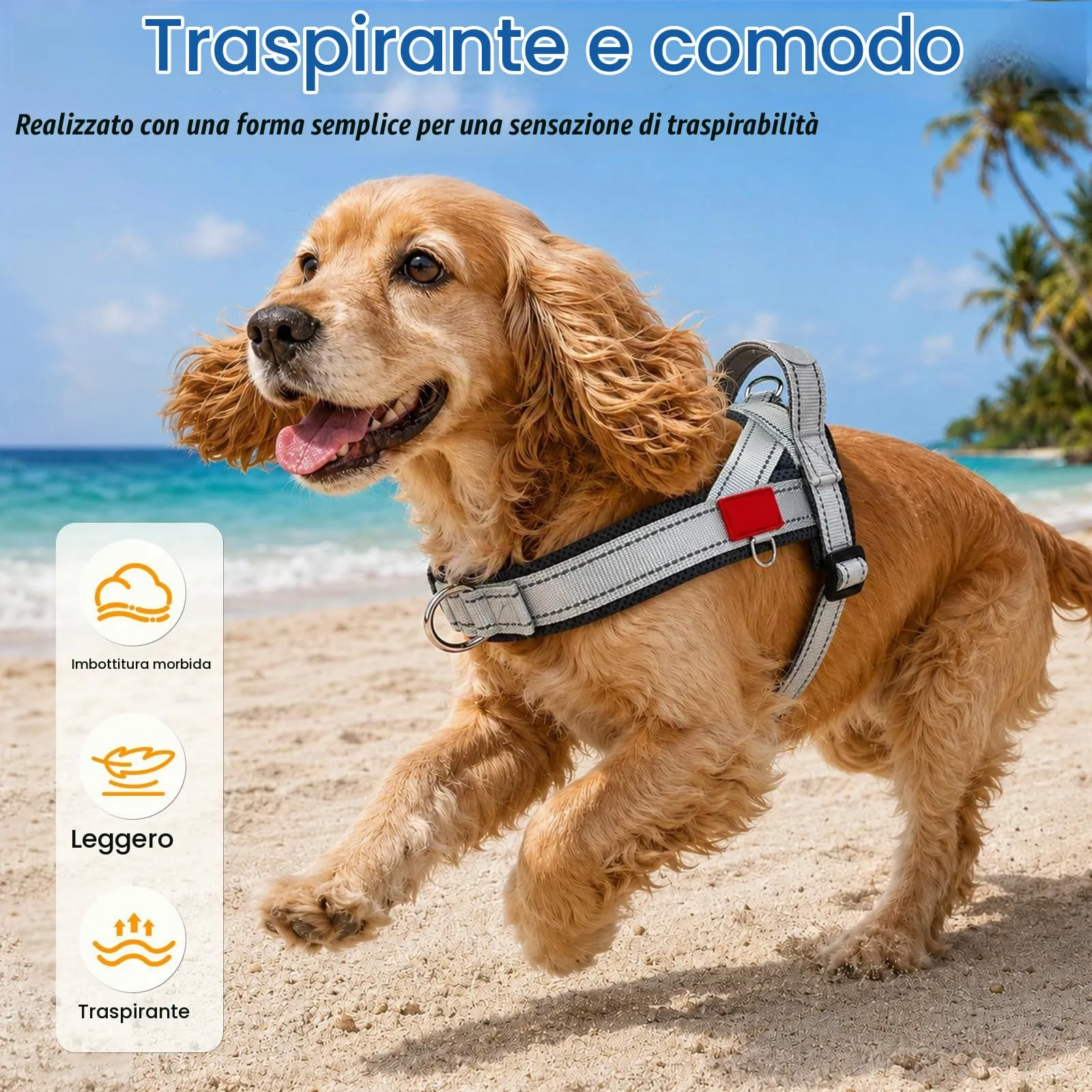 Pettorina Anti-Tiro Regolabile per Cani - immagine 6