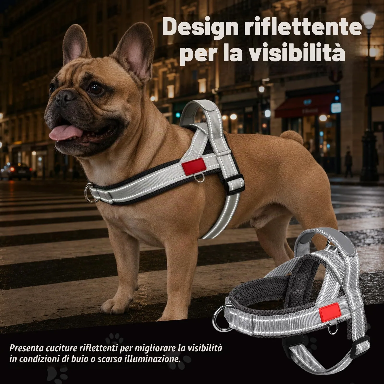 Pettorina Anti-Tiro Regolabile per Cani - immagine 8