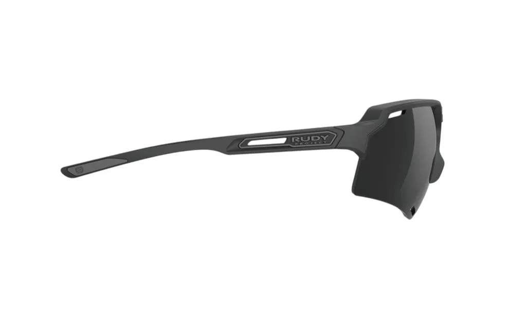RUDY PROJECT DELTABEAT BLACK MATTE - SMOKE BLACK Occhiali da sole Bio Poliammide Nero Nero Maschera - immagine 4