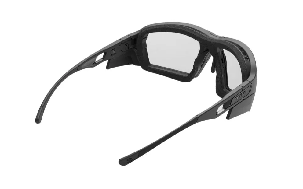 RUDY PROJECT AGENT Q STEALTH BLACK MATTE-ImpactX 2 BLACK Occhiali da sole Bio Poliammide Nero Nero Maschera Fotocromatiche - immagine 3